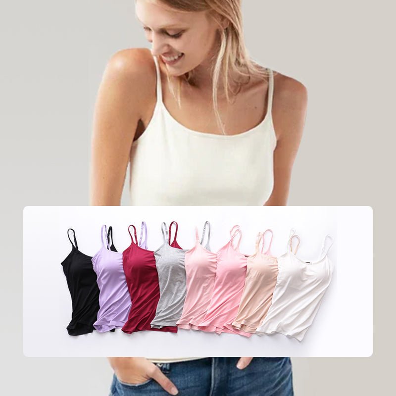 Women Camisole With Built-in Bra