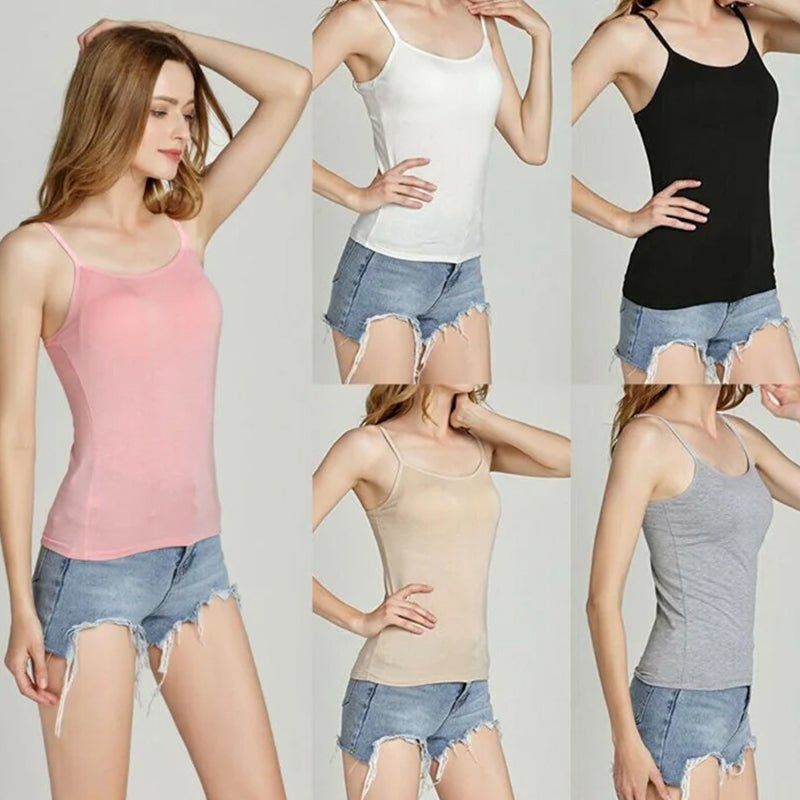 Women Camisole With Built-in Bra