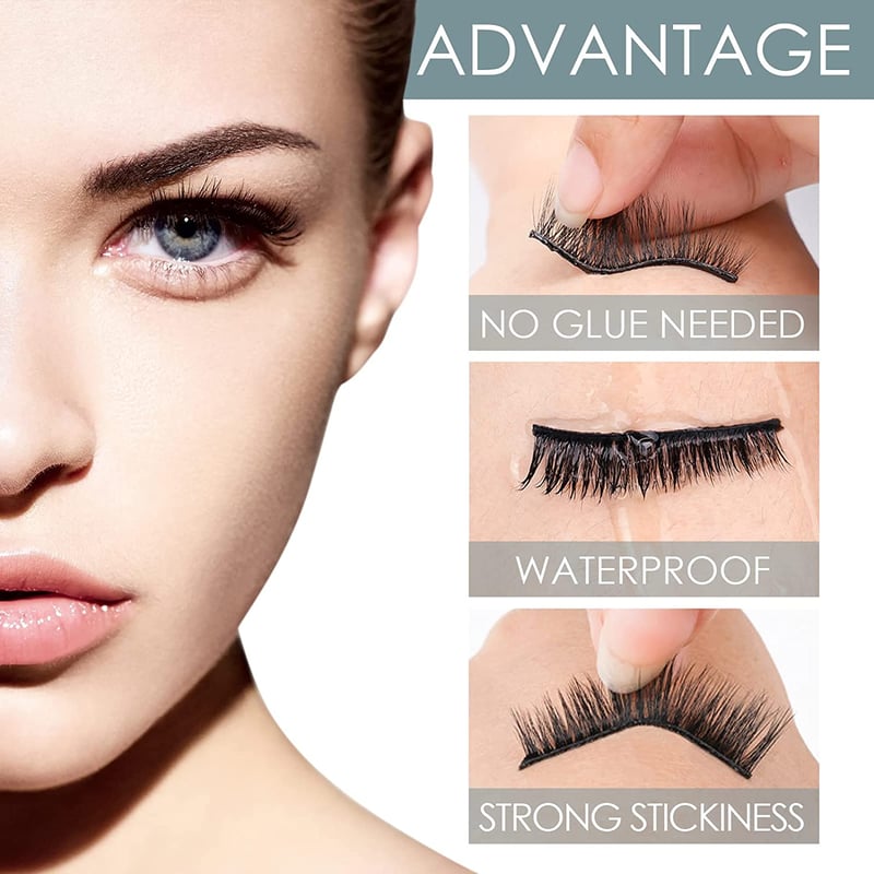 🔥Reusable Glue-Free False Eyelashes