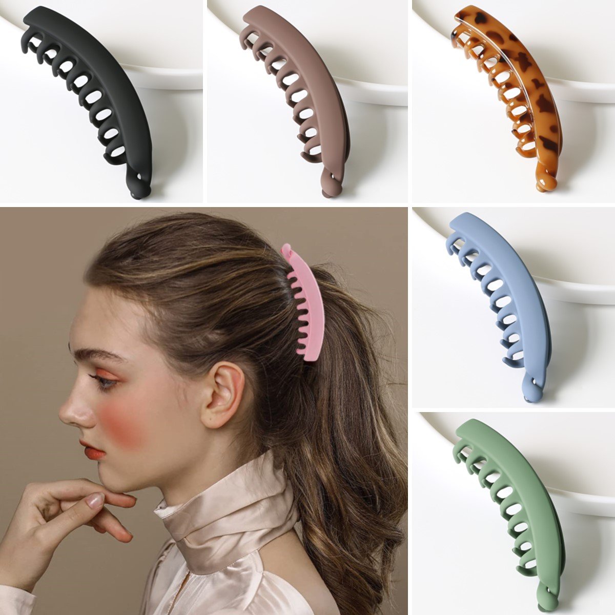 Stylish Banana Hair Clips