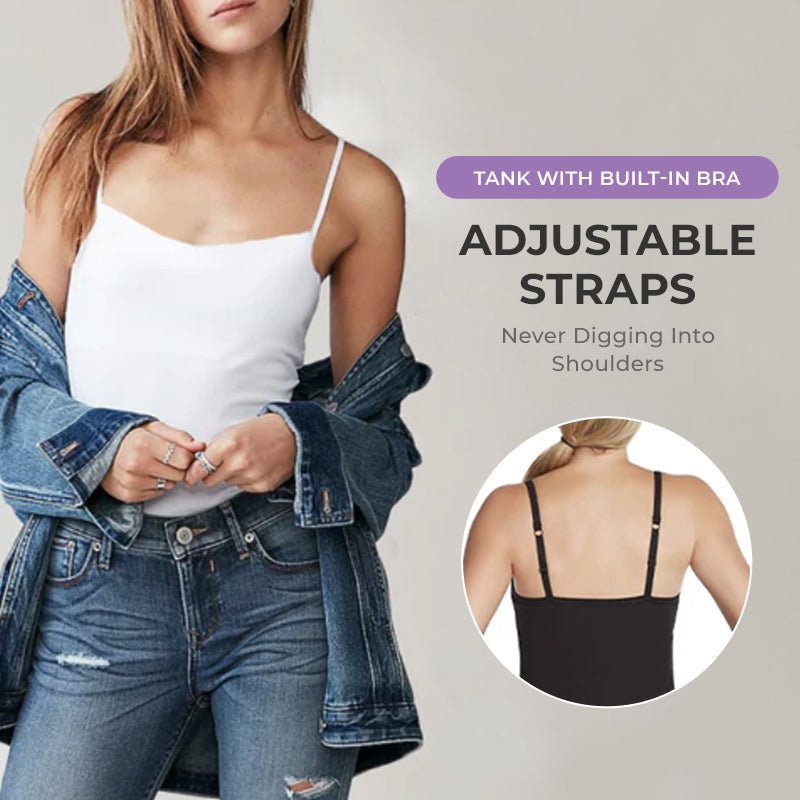 Women Camisole With Built-in Bra