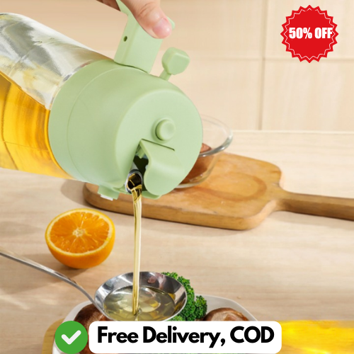 Glass Oil Dispenser (2 in 1)