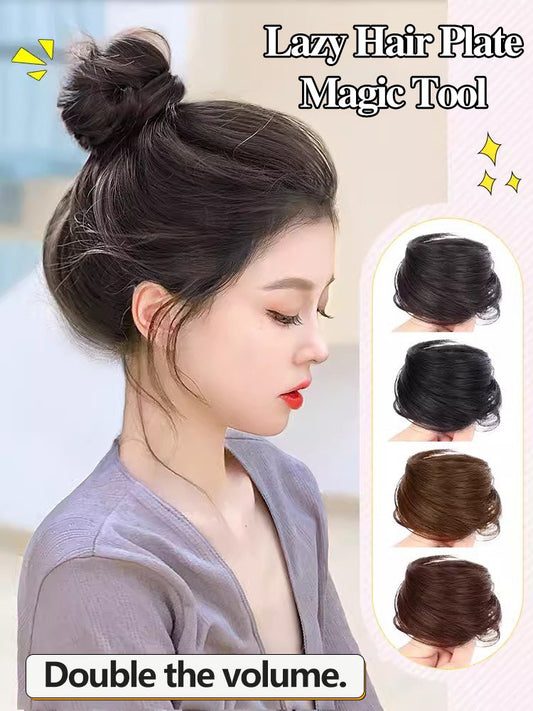 Elastic Straight Hair Bun Ring